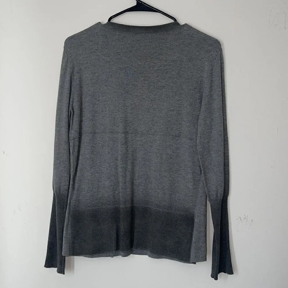 Sita Murt Wool Blend Cardigan 2 in 1 Gray 40